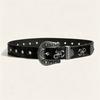PU Leather Belt Ladies Fashion Belts for Women Luxury Designer Brand Youth Punk Needle Buckle Casual Pants PersonalityJeans Belt