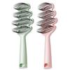 Kids Vented Hair Brush with Ergonomic Handle, Blow Fast Drying Scalp Massage Brush, Detangling Brush for Long Thick Curly Wet Hair