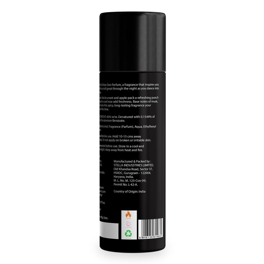 Parfümierter Deodorant-Club für Männer (150 ml), Club Man Deo Parfum, Bella Vita
