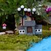 Mini Castle Small House Fairy Garden Miniatures Terrarium Figurines DIY Crafts Figure Moss Ornament Micro Landscape Decor