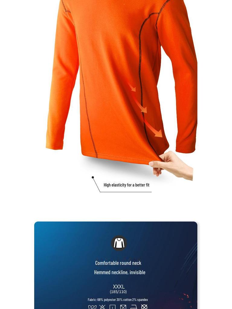 Men's Slim Fit Cotton Round Neck Top & Pants - Comfortable, Warm Autumn Wear