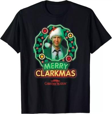 Weihnachten in Vegas Merry Clarkmas Lampoon T-Shirt Volle Größe S-4XL Unisex T-Shirt