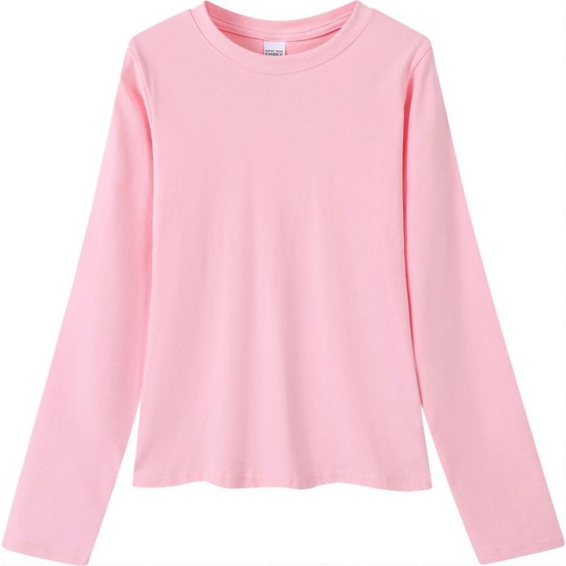 Autumn gram elastane yarn women's waist slim slim slim crew neck shirt bottoming shirt top casual long sleeves