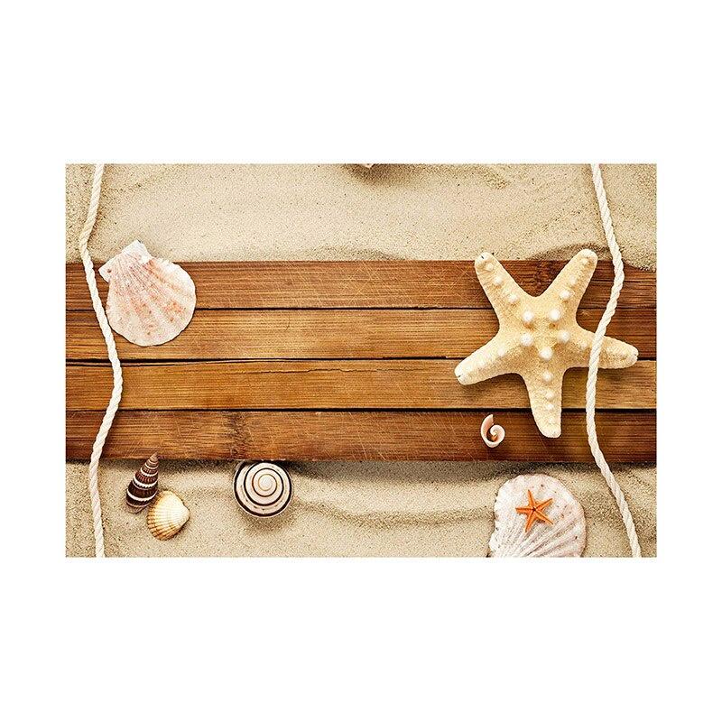 Summer Beach Photography Backdrop Seaside Beach Sand Starfish Shell Baby Birthday Holiday Party Background Photo Studio