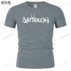 Fashion brand tshirt mens loose style tees funny t shirt men novelty tshirt Satyricon Logo Tshirt many color tops tee shirt