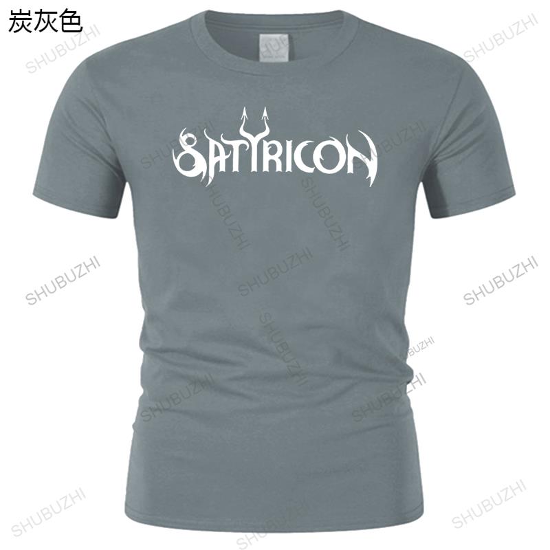 Fashion brand tshirt mens loose style tees funny t shirt men novelty tshirt Satyricon Logo Tshirt many color tops tee shirt