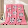 Coperte con Stampa Jigglypuff Pokémon Carino per Adulti Bambini Coperte Calde per Casa Viaggio Morbida e Confortevole Coperta Rosa Regali di Lusso
