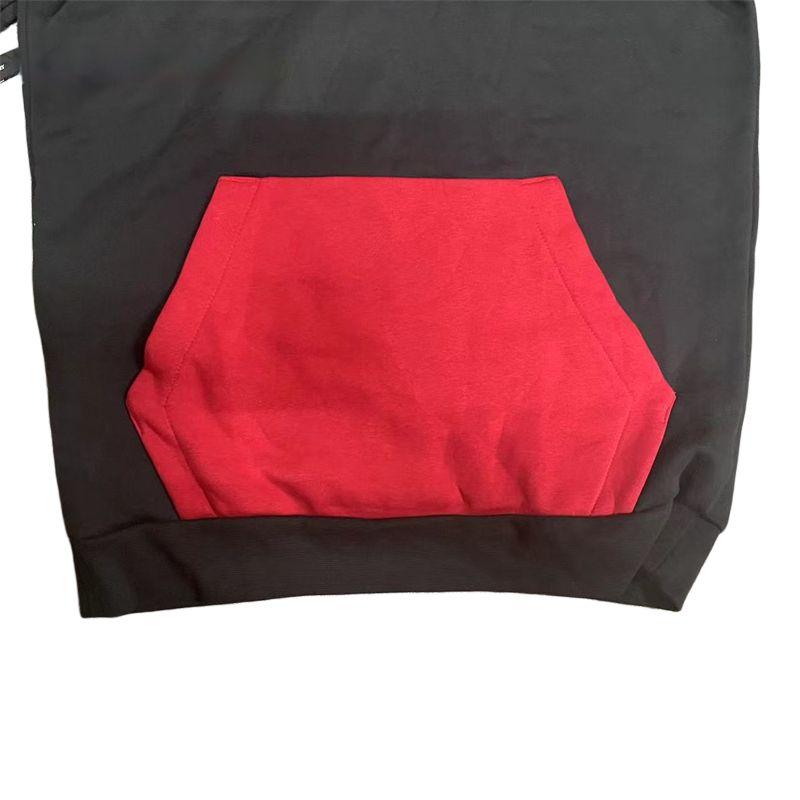 Jordan Logo Print Drawstring Hoodie With Long Sleeves Men Tops Black CQ7708-010