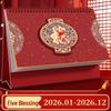 2026 Chinese Red Horse Year Festive Calendar: Hollowed-Out Design, Corporate Gift