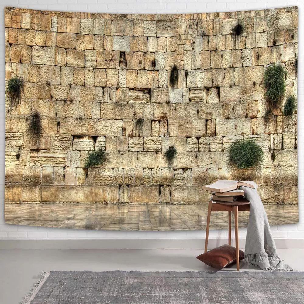 Tapestry Wailing Wall Jerusalem Israel Lamentation 75x100