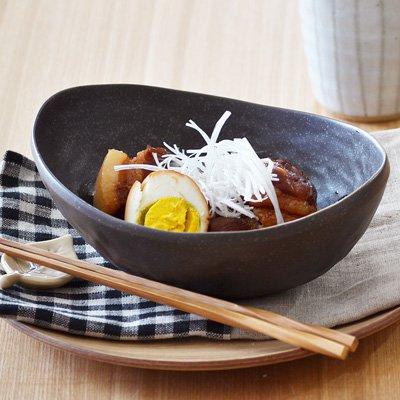Tableware East Japanese Oval Bowls, 2-Color Set, Dinnerware Set, Plates, Large Bowls, and Rice Bowls