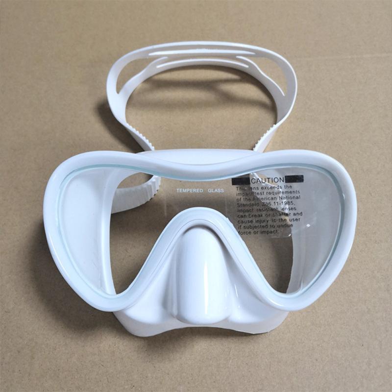 Silicone Swimming Goggles Anti-fog Scratch-resistant Adjustable One-piece Snorkeling Diving Glasses