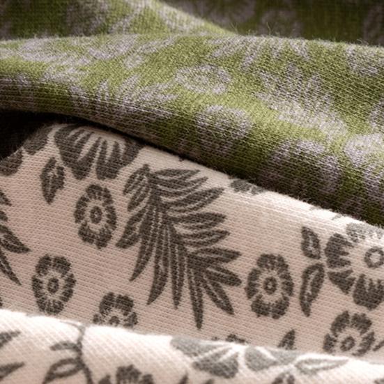 Men Boxer Underwear Mid-rise Elastic Waistband U-Convex Panties Floral Pattern Pajama Underwear Daily Wear