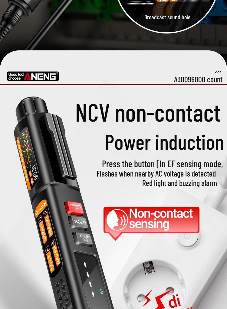 ANENG A3009 Pen Multimeter with Smart Voice Guidance and High-Precision Digital Display.