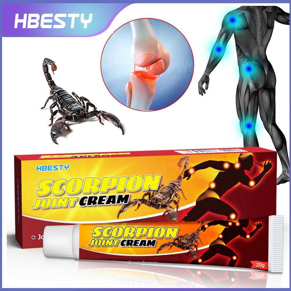 

Крем для колен Скорпион Hbesty Травяной аромат Бальзам для расслабления суставов и мышц Для всех типов кожи