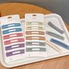 6Pcs Girl Hairpin Matte Color Rectangular Hair Clips Stable Non-Slip BB Clip Face Slimming Versatile Hair Styling Tool