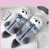 Cute Otter Plush Pencil Bag Functional Marine Animal Toy Case Portable School Storage