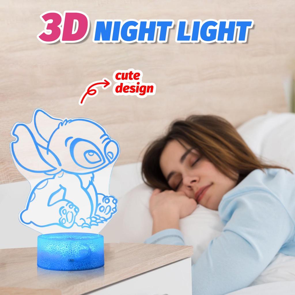 Cartoon Creative 3D Night Light Bedside Table Lamp Night Light