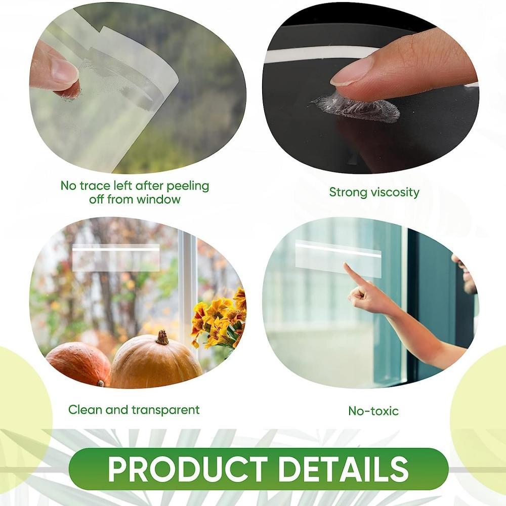 Lot de 10 pièges à mouches pour fenêtre, insectes, punaises, mouches, mouches des fruits, colle adhésive, papier collant, imperméable, application facile, prêt à être jeté, non toxique