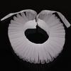 Ruffled Neck Collar Clown Satin Choker for Women Girls Renaissance Elizabethan Victorian Cosplay Costume Accessory