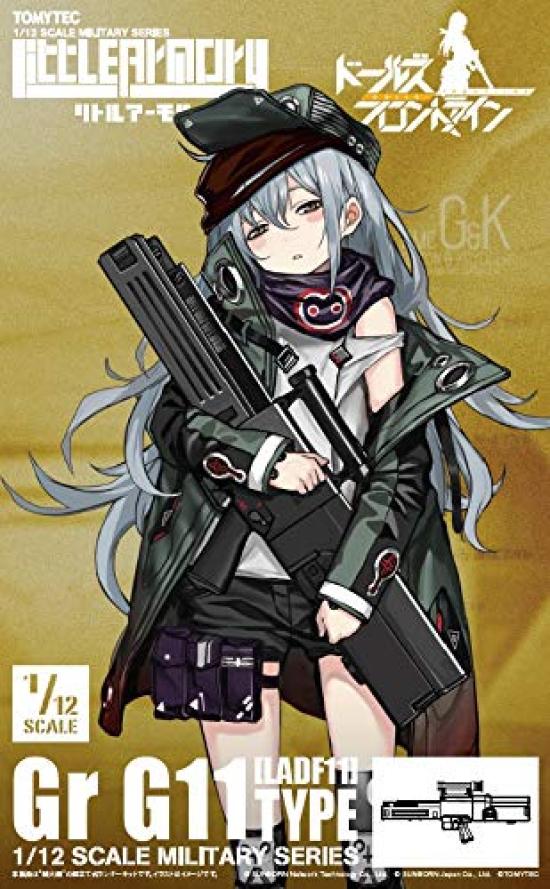 Little Armory LADF11 Dolls Frontline GrG11 Type Plastic Model 315285
