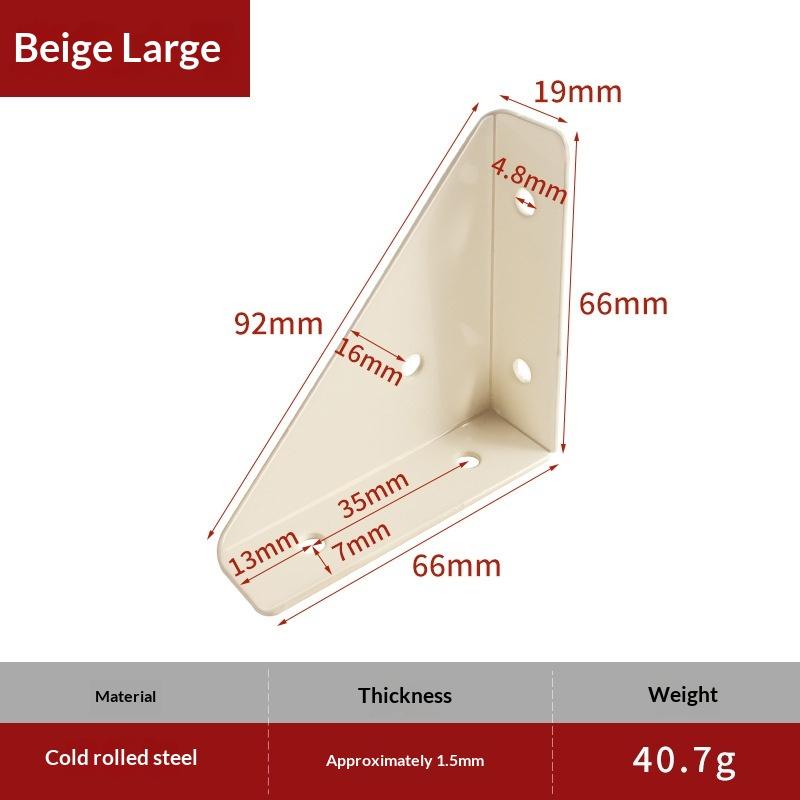 Thickened Triangle Fixed Angle Code 90 Degree Angle Furniture Corner Connector Brace Support Bracket