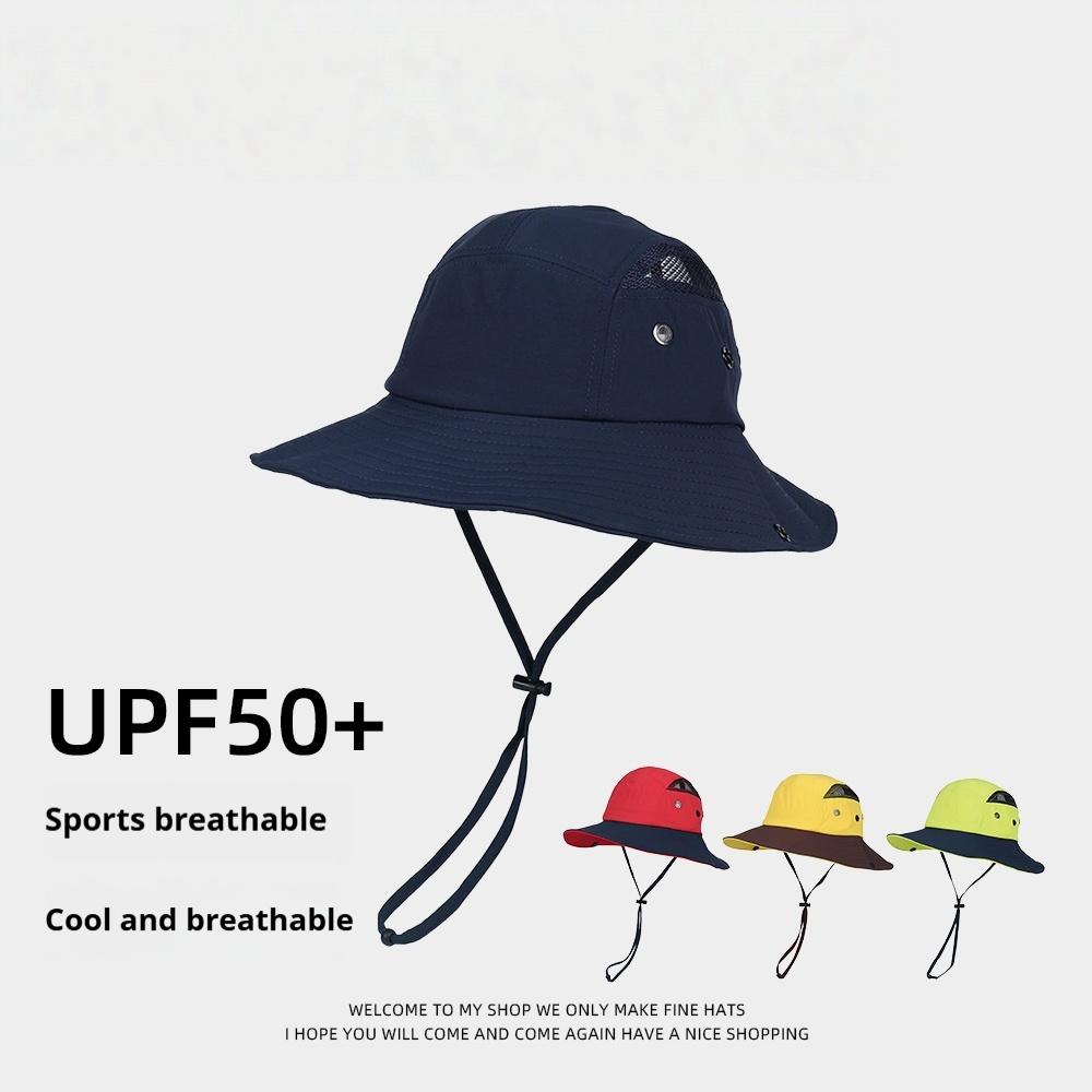 Cappello da Sole Impermeabile UPF50+ da Uomo Donna a Tesa Larga a Secaggio Rapido Traspirante Cappello Boonie da Esterno Pesca Escursionismo Safari