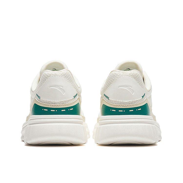 Anta Life Collection Soft Cloud Cushioning Slip Resistant Low Top Casual Shoes Men's White Green 112538817R-2