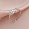 Skyrim Stainless Steel Women's Ring Simple Heart Butterfly Moon Phase Geometric Finger Rings Wedding Gift for Lover Wholesale