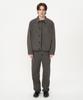 Insilence Garment-Dyed Bartack Jacket Worn Grey