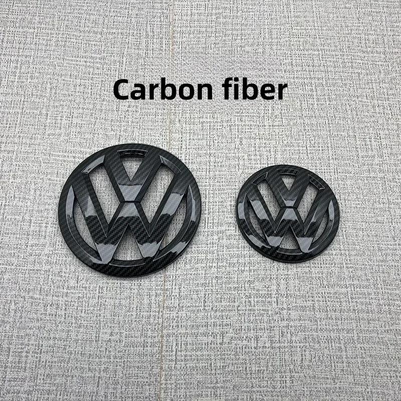 2Pcs Car Front Grill/Rear Emblem Lid Covers Logo Sticker For Volkswagen VW GOLF 5 6 7 8 MK5 MK6 MK7 MK8 POLO Scirocco sportvan zj3
