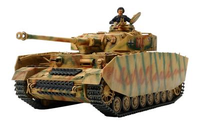 Tamiya Askeri Minyatür Serisi 84 Alman Ordusu Panzer IV H Geç Üretim Plastik Model 32584 1/48 No. Model