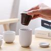 Chinesisches Reise-Kung-Fu-Teeset, 1 Kanne + 2 Tassen, tragbare Keramik-Teetasse, Porzellanservice, Gaiwan-Teetassen, Becher Teezeremonie
