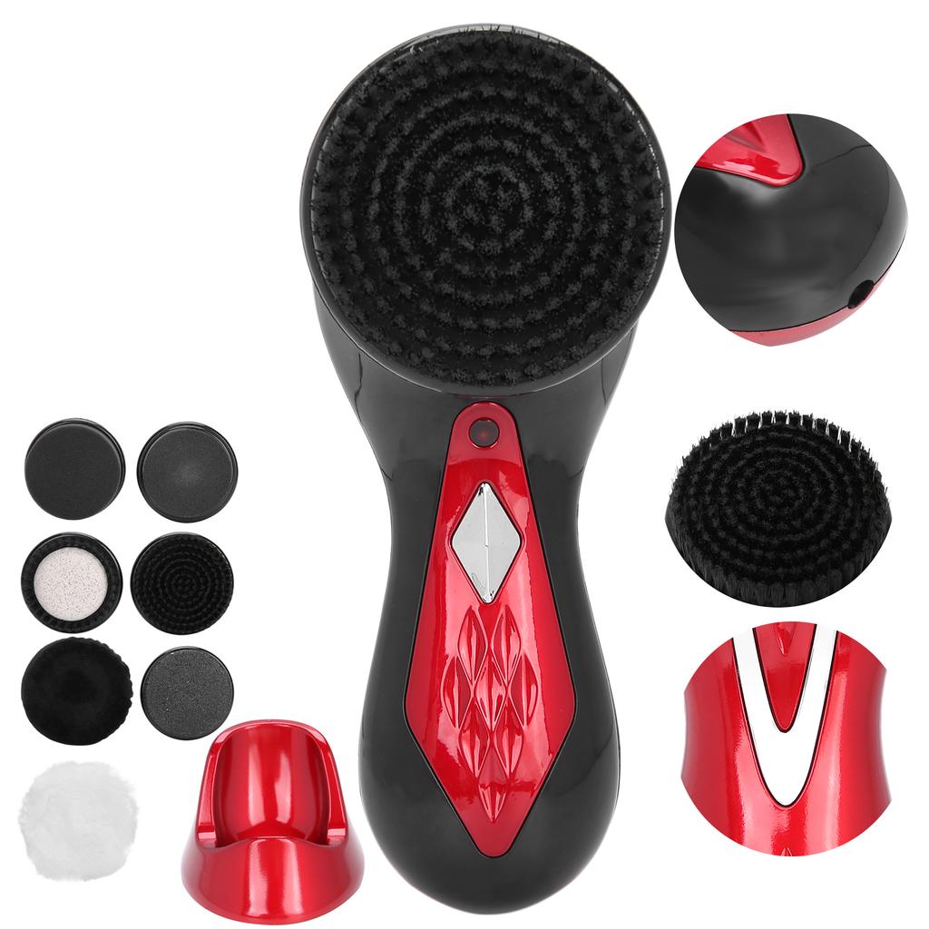 Multifunctional Electric Shoe Shine Kit Handheld Shoe Dust Cleaning Polishing Leather Shoe Care Set