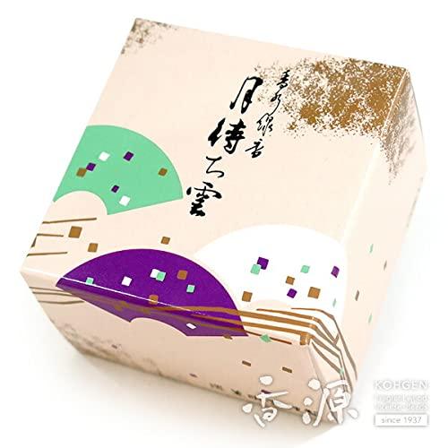 Kunmeido Tsukimachigumo Incense, Value Pack, 20 Spiral Incense Sticks, Sandalwood-based Scent