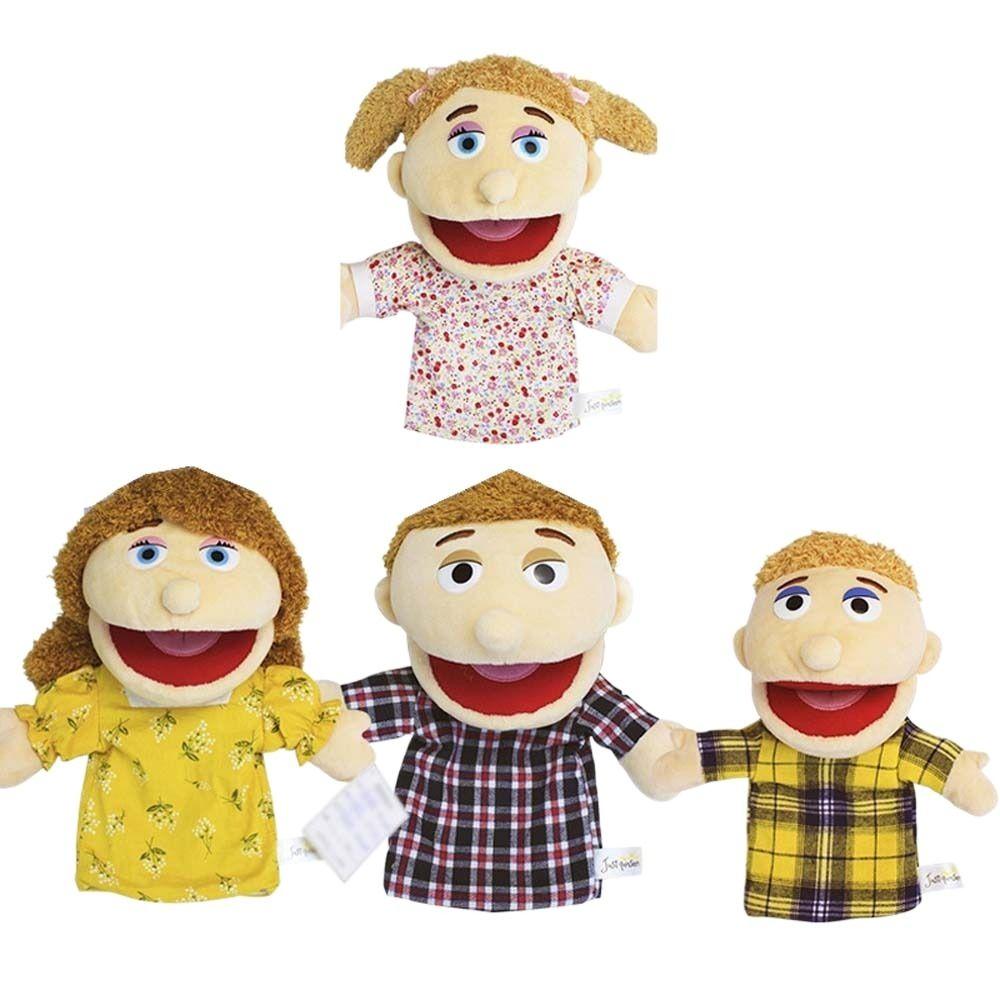 Pillow Hand Puppet Stuffed Toys Family Puppet Hand Doll Puppet Plush Toy Hand Puppet Plush Doll