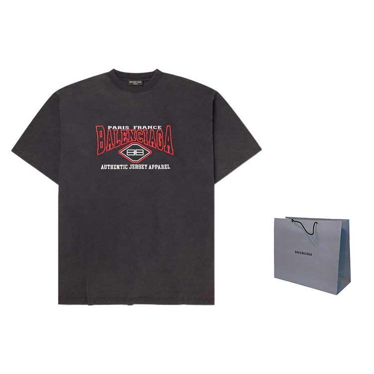 Balenciaga SS22 T Shirt Men's Black 694576TMVA91000