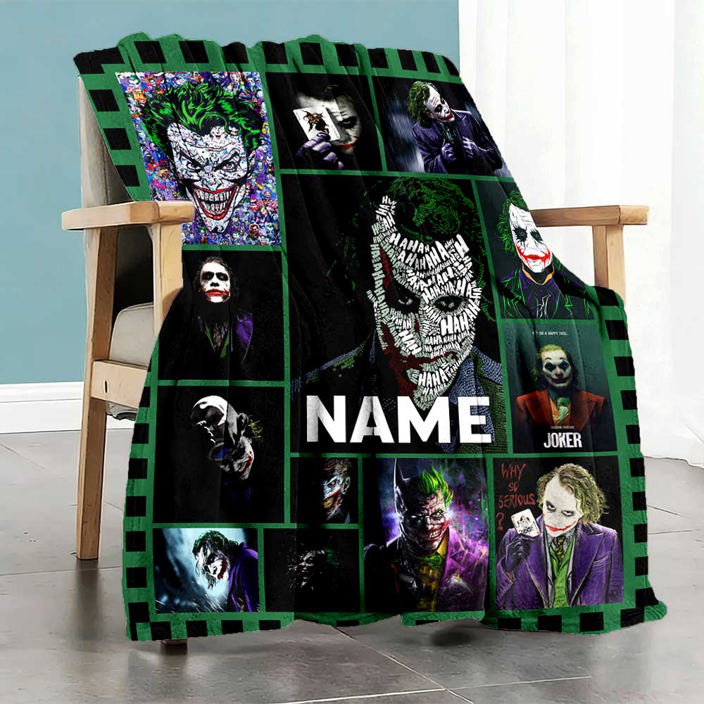 Like Warner Bros. Movies (4) Customize Your Name Blanket Throw Customizable Blanket Soft & Cozy Great for Home Decor Bed Sofa Chair