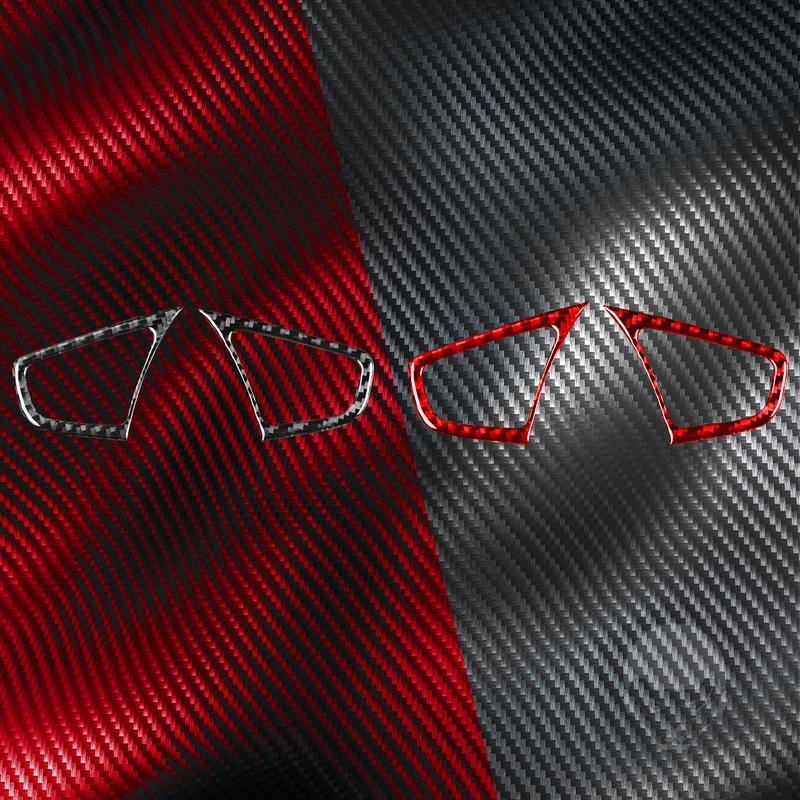 For Infiniti FX QX70 Dashboard Display Button Frame Tuning Soft Real Carbon Fiber Sticker Car Interior Moulding Accessories