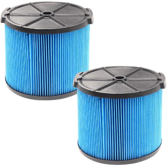 2 Pack VF3500 Filter Compatible with Ridgid 3-4.5 Gallon Wet/Dry Vacuums, 3-Layer Fine Filter for Ridgid WD3050, WD4070, WD4080, WD4522, 4000RV,
