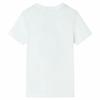 T-shirt pour enfants avec manches courtes écru 92/104/116/128/140