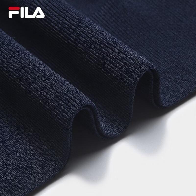 FILA Women's Color-Block Knitted Short Sleeve Top