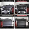 Aunginsy Car Center Console Dashboard Panel Trim Cover Fit for Toyot@a FJ Cruiser 2007-2021 Car Dashboard Dial Panel Cylindrical Trim Frame Dial