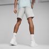 Puma Elastic Waist Mid-Rise Logo Print Casual Shorts Men shorts Light-Gray 681260-04