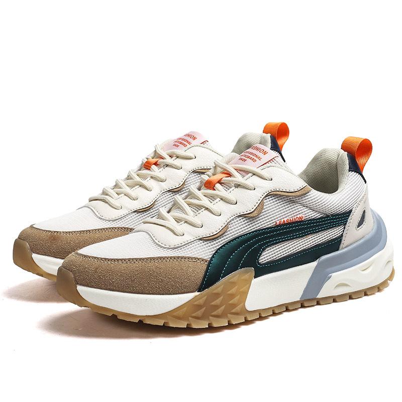 22 autumn and winter new mesh breathable casual shoes lightweight outdoor dad shoes sneakers 39