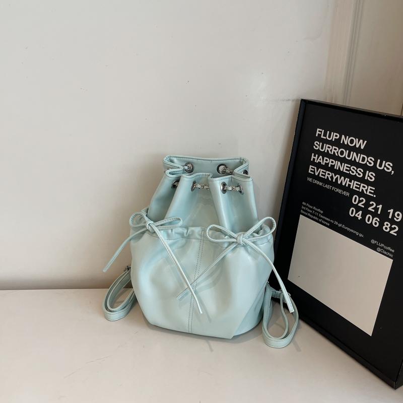 Chain Backpack Women's Shoulder Bag Multi-function Bucket Bag