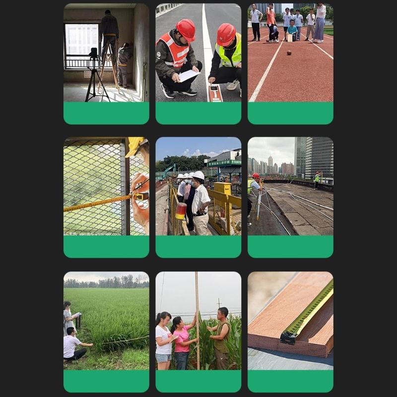 Professional Waterproof Tape Measure Easy to Use & Reliable Measuring Tool 30/50/100m for Construction House Decoration