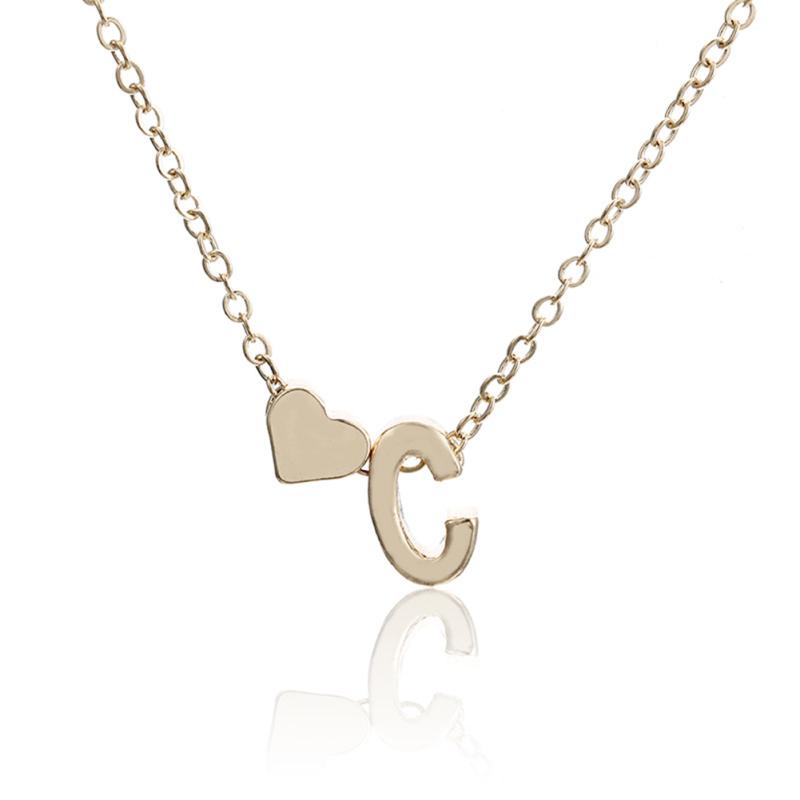Buy Women Fashion Simple Golden Letter 