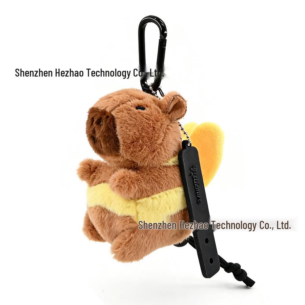 

Capybara Plush Golf Ball Bag with Hook – Portable Tee and Ball Holder (Holds 2)