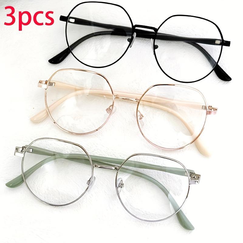 

Комплект из 3 предметов для оправы во весь ободок, подходящий для офиса, официальных мероприятий и повседневной носки. Идеальный подарок. Повседневные очки с модными